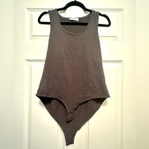 Zenana Racerback Tank BodySuit-Size 1X